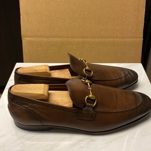 Gucci Men's Leather Apron Toe Loafers Men's Size: 10UK / 11US